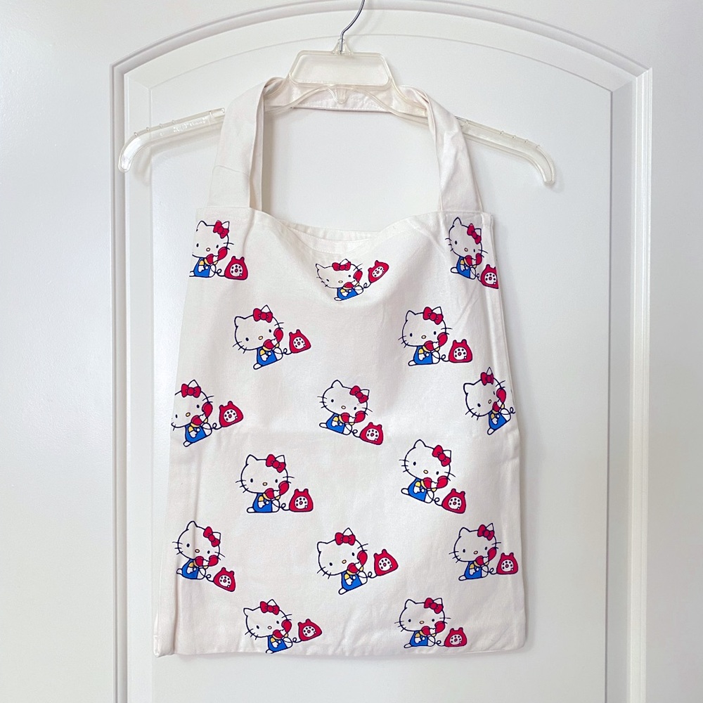 Hello Kitty X World Market Canvas Tote (Nwt)